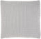 Light Gray Braided Chevron Throw Pillow